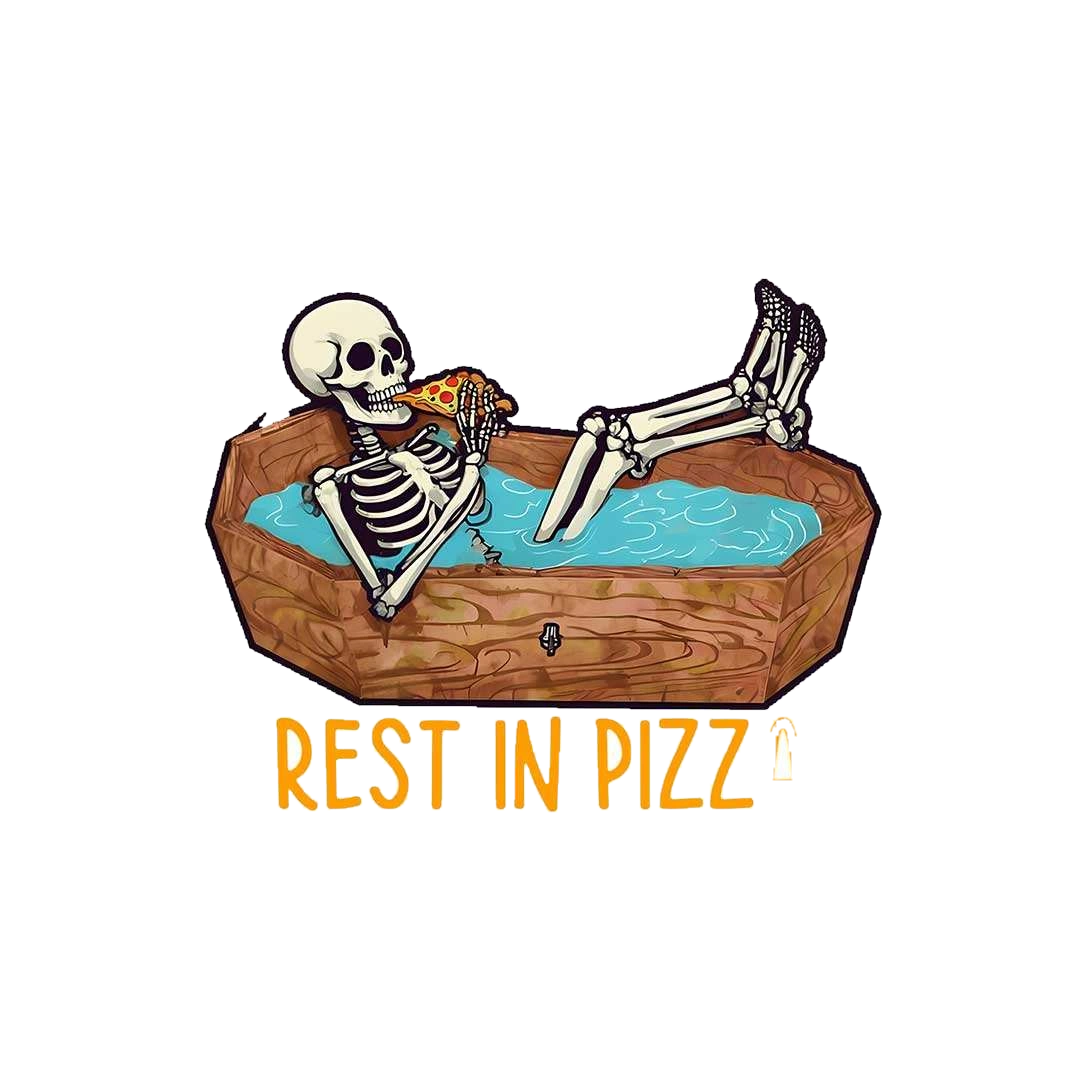 Rest In Pizza Sticker
